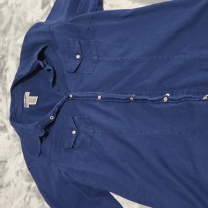 Vintage Wrangler pearl snap long sleev shirt